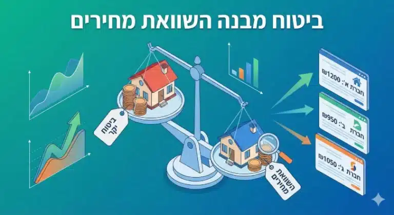 ביטוח מבנה השוואת מחירים